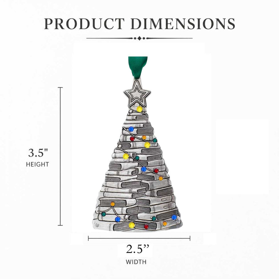 Product dimension guide for Novel-Tree Ornament with Crystals