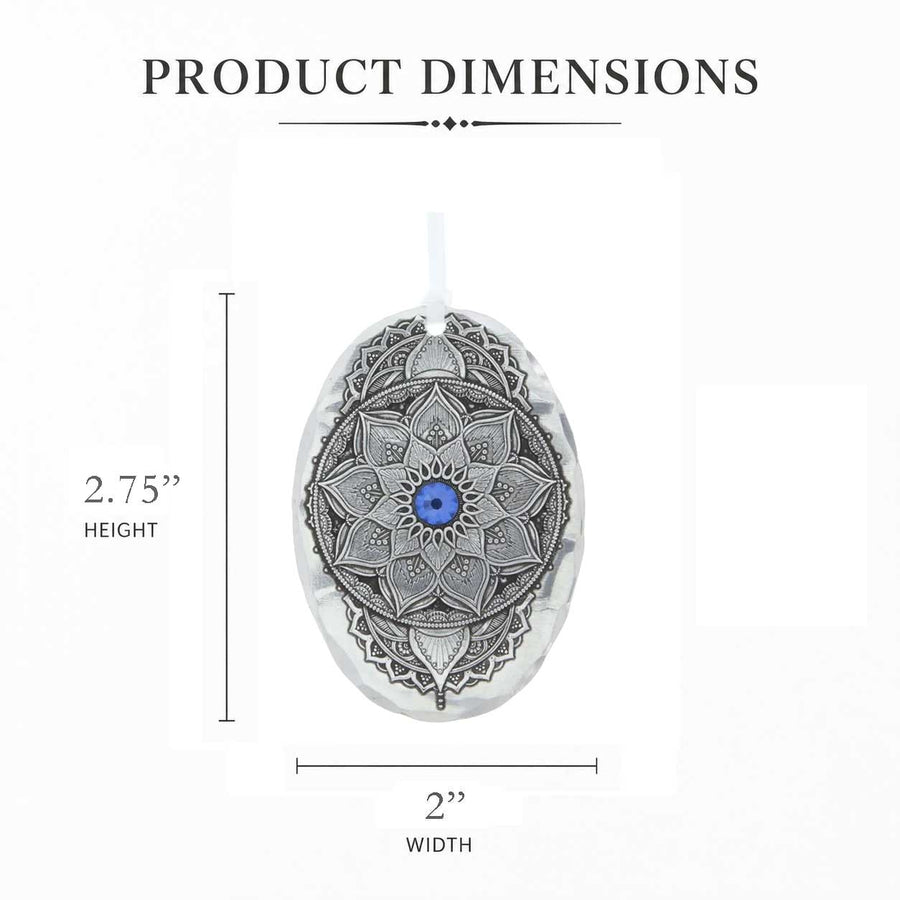 Product dimension guide for Birthstone crystal ornament