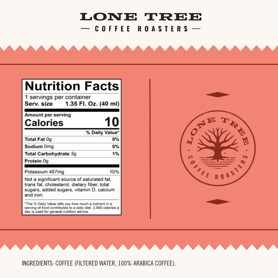 Daily Delight nutrition and ingredient panel