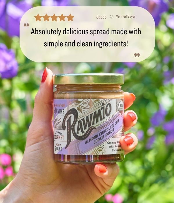 Product photograph for Almond Chocolate Chip Cookie Dough Spread