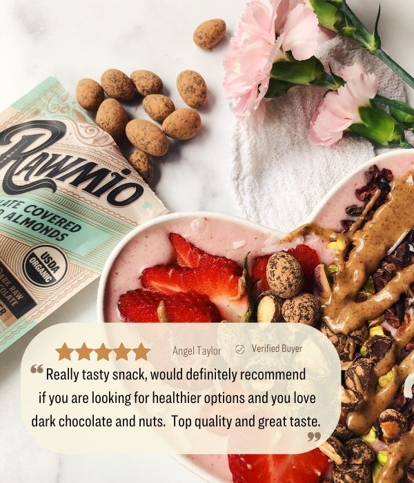 Product photograph for Chocolate Covered Sprouted Almonds