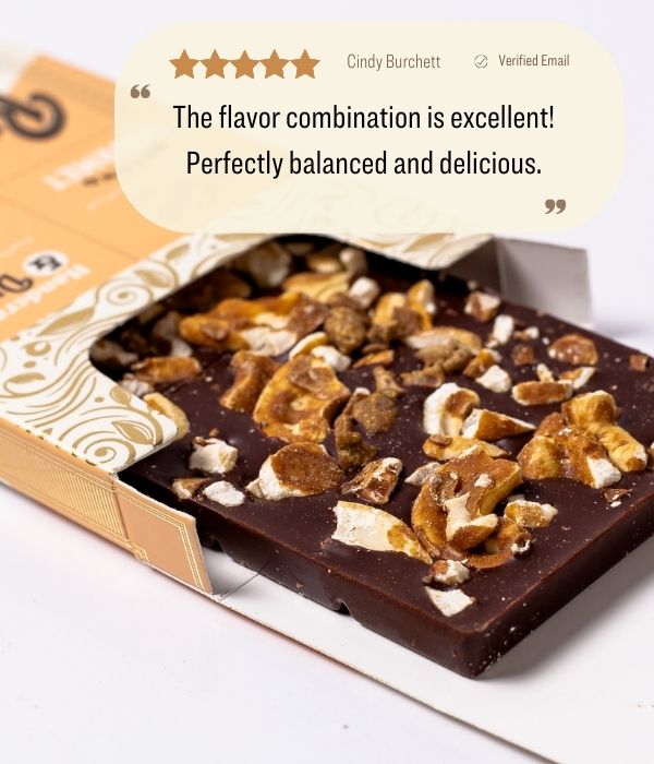 Product photograph for Coconut Caramel & Crushed Cashew Bark