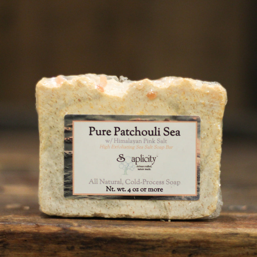 Pure Patchouli Sea Salt Soap Bar – product image 2