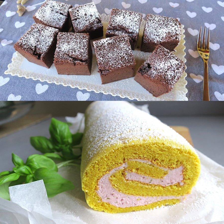 Miracle Flour Sweet Lupin Flour: assorted baked dessert serving ideas.