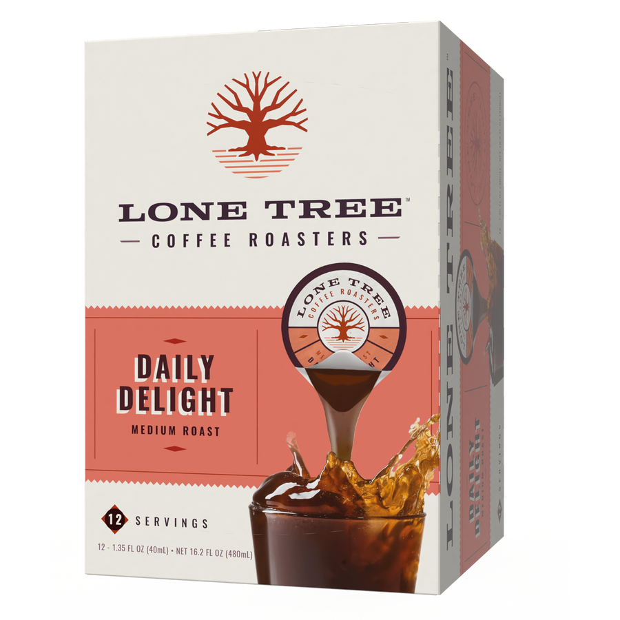 Daily Delight carton front with print color marks