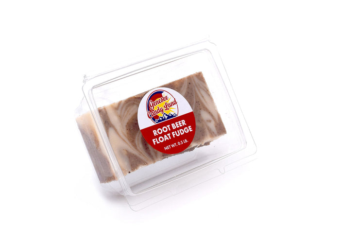 Root Beer Float Fudge product photograph from Genesee Candy Land