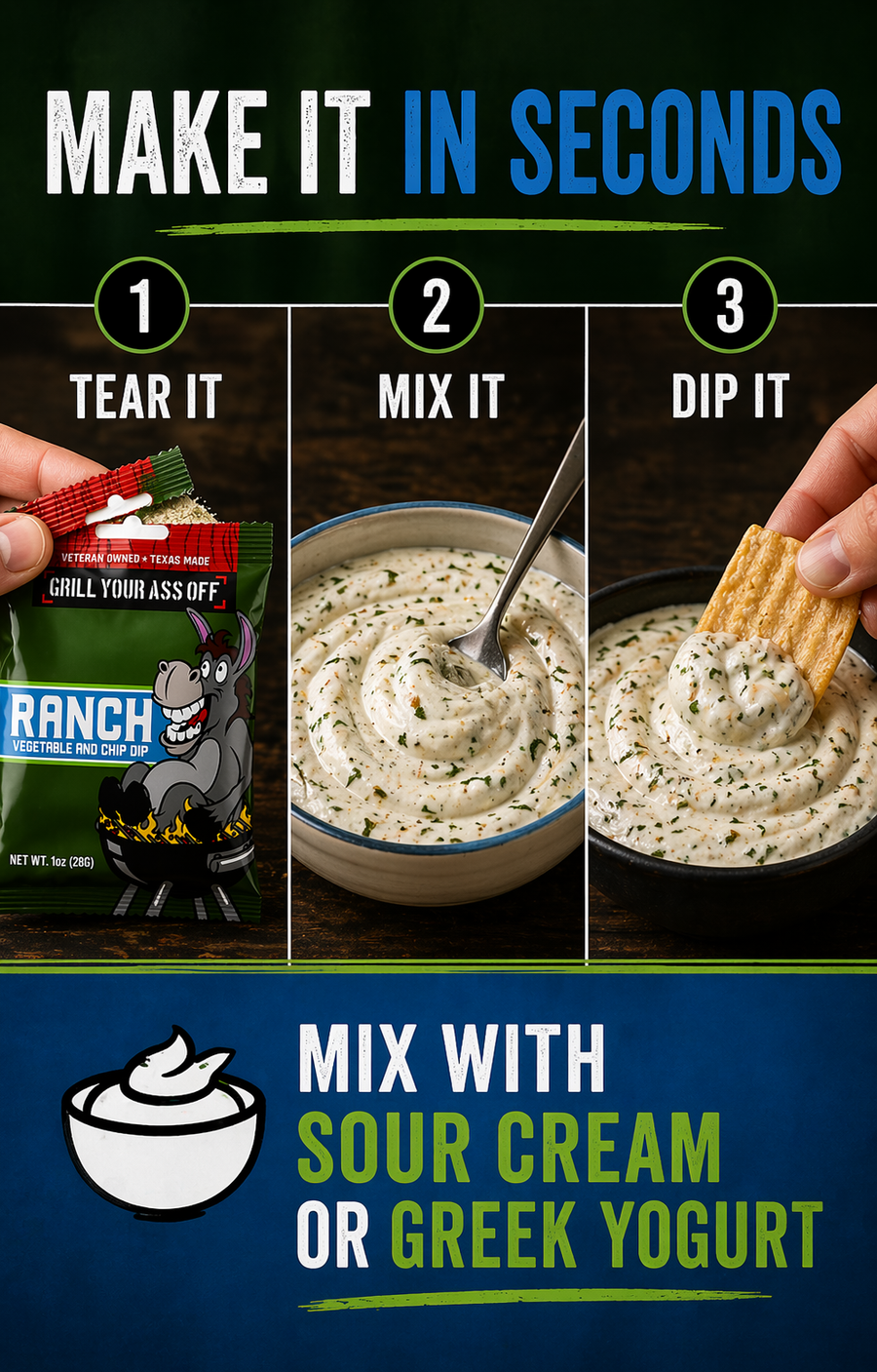 Ranch Dip Seasoning Mix — product photo 3 of 8
