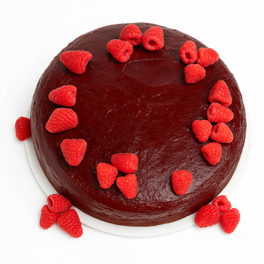 Gluten-Free Raspberry Chocolate Truffle Cake, 9-Inch, 2.8 lb