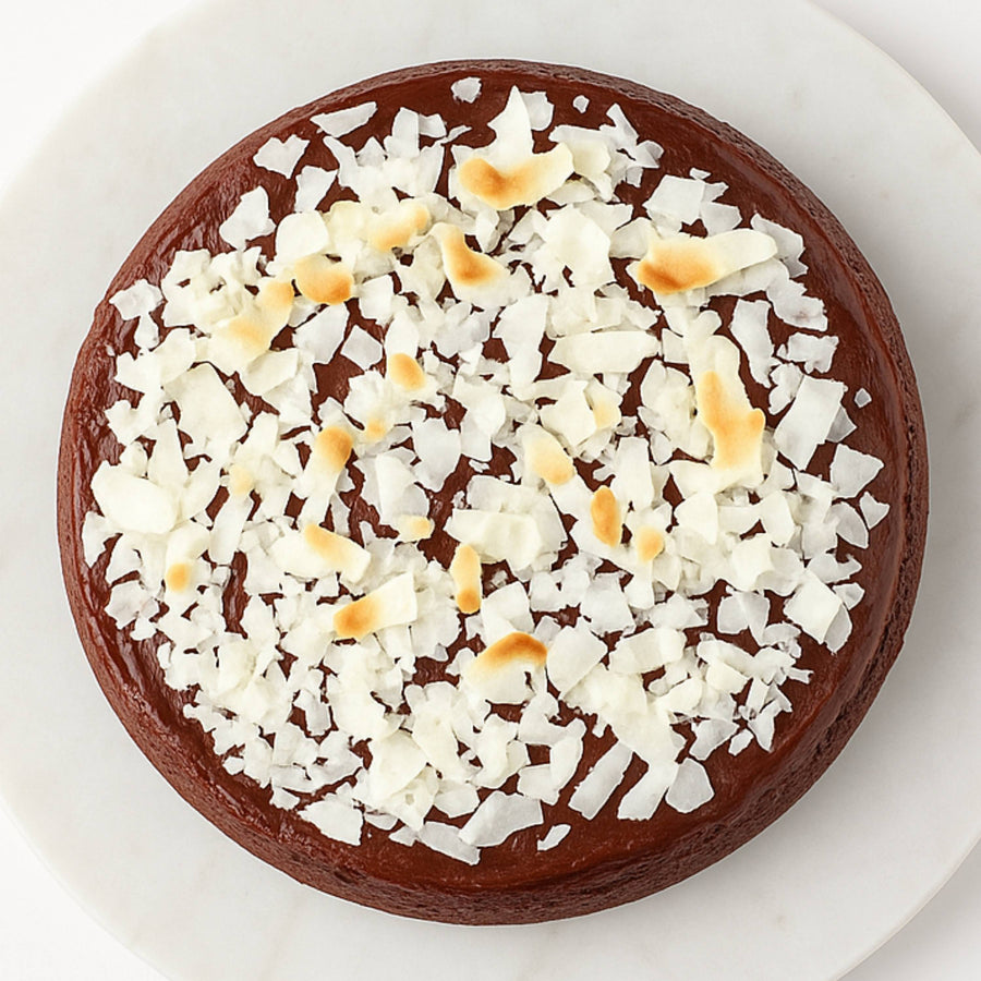 Gluten-Free Raspberry Chocolate Truffle Coconut Cake, 9-Inch, 2.8 lb