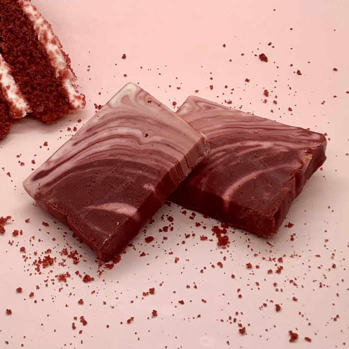 Red Velvet Cheesecake Fudge product photograph from Fudge Co.