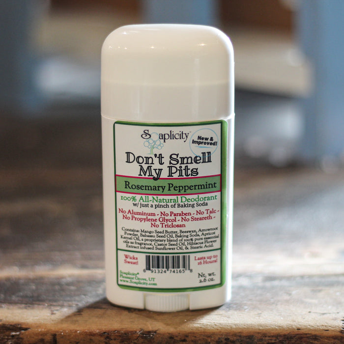 Rosemary Peppermint Natural Deodorant – Don't Smell My Pits – product photo