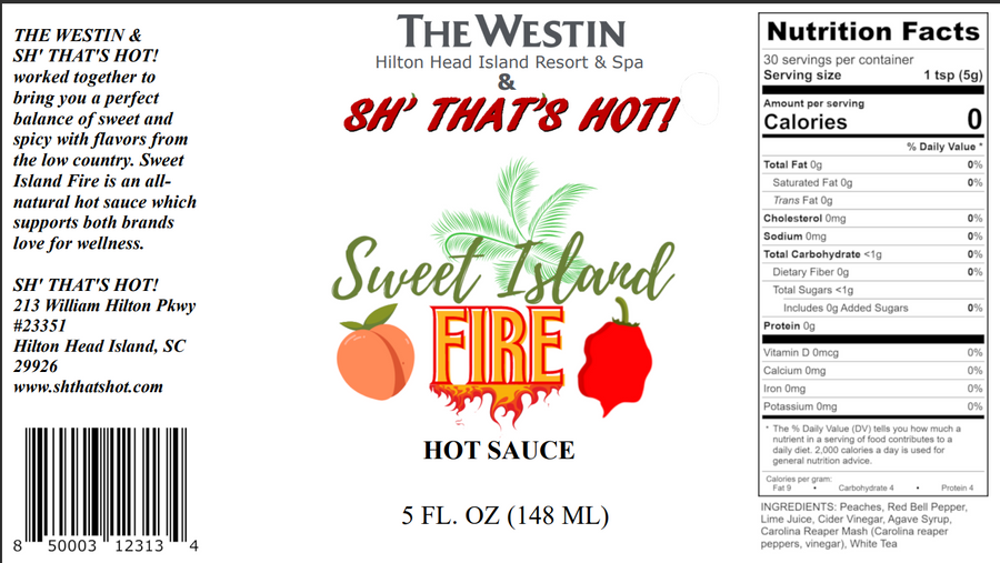 Sweet Island Fire hot sauce - product image 2