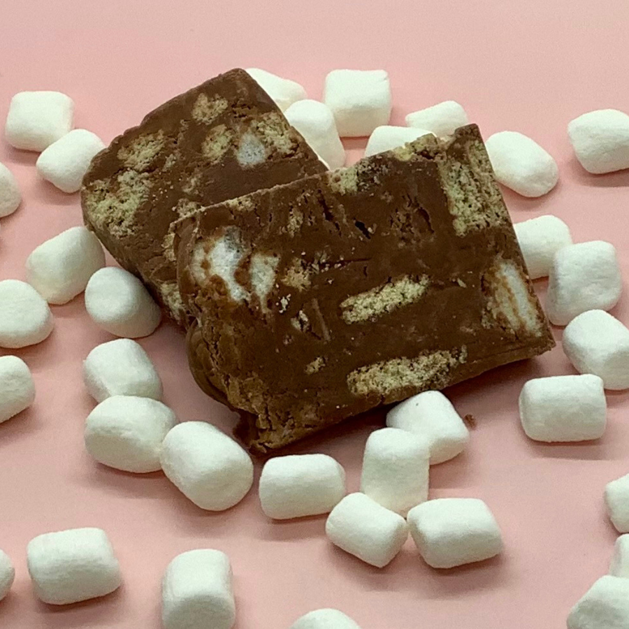 S'mores Fudge product photograph from Fudge Co.