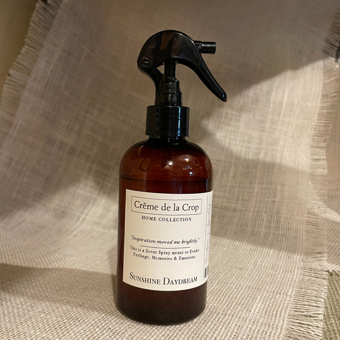 Sunshine Daydream Essential Oil Room Spray, 8 oz in an amber trigger-spray bottle