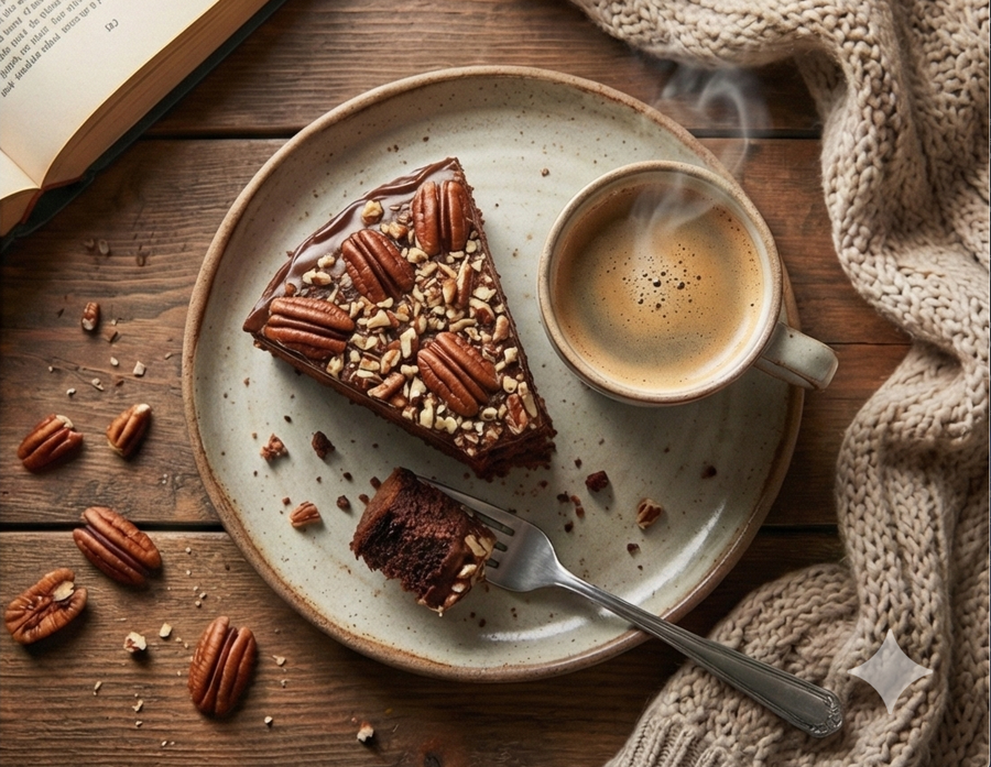 Caramel Pecan Cake, 9-Inch, 2.8 lb