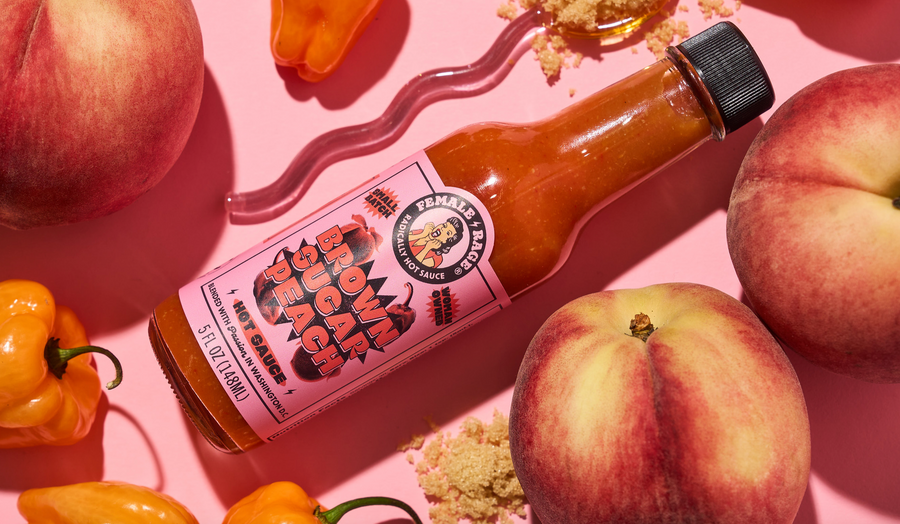 Brown Sugar Peach Hot Sauce – product or serving photograph 3 on buyamerican.mom