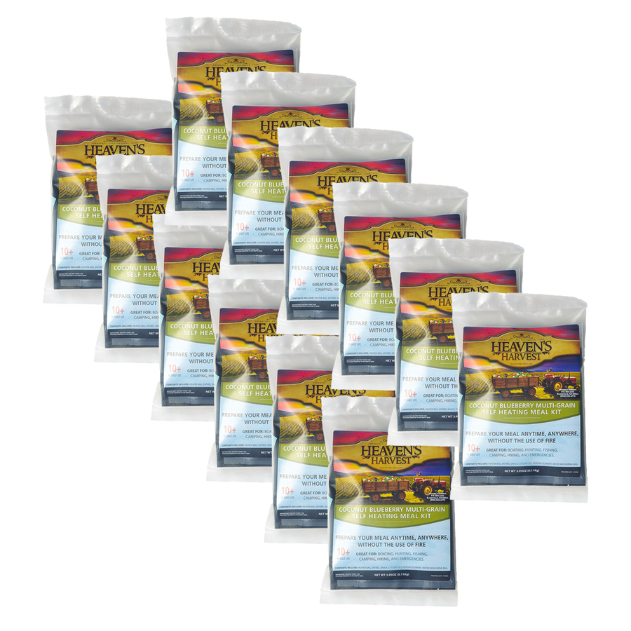 Twelve Coconut Blueberry Multigrain self-heating breakfast kits