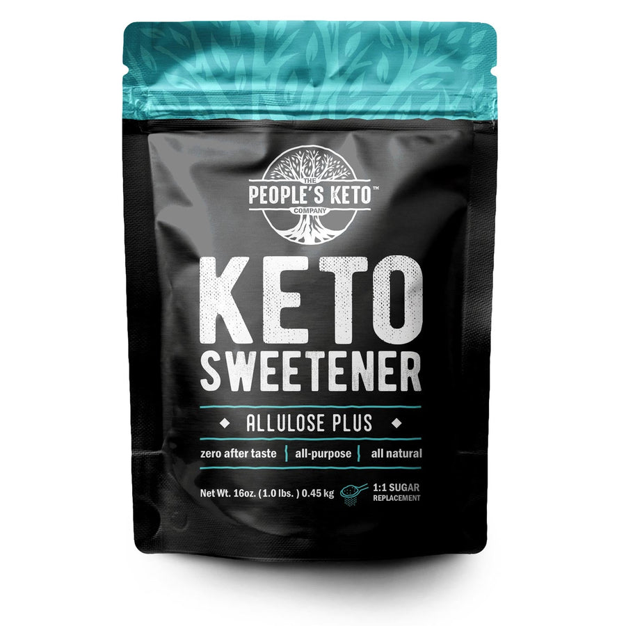 Allulose Plus Granulated Sweetener: sweetener pouch.