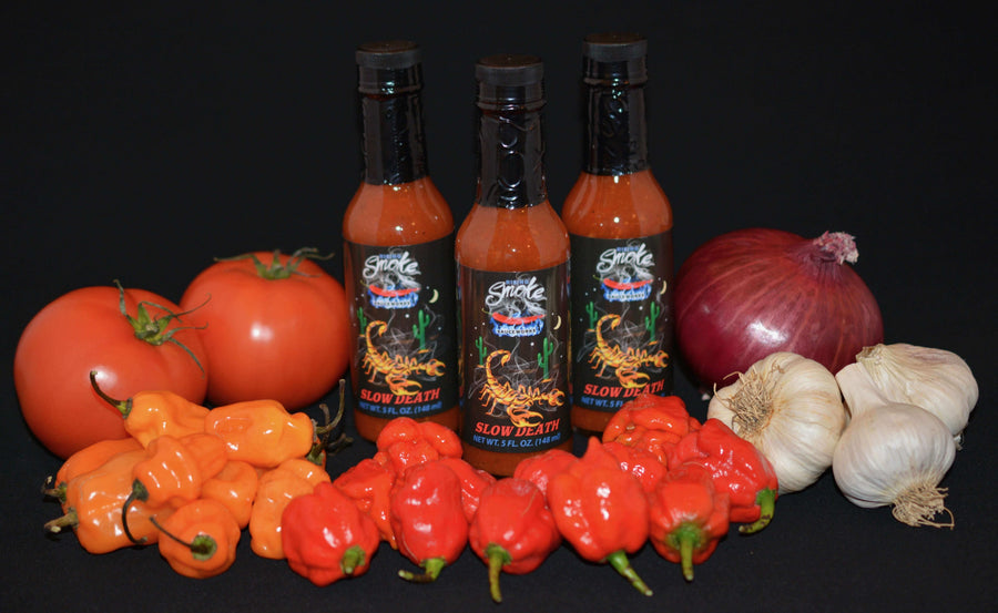 Ingredient information for Slow Death Trinidad Scorpion Hot Sauce