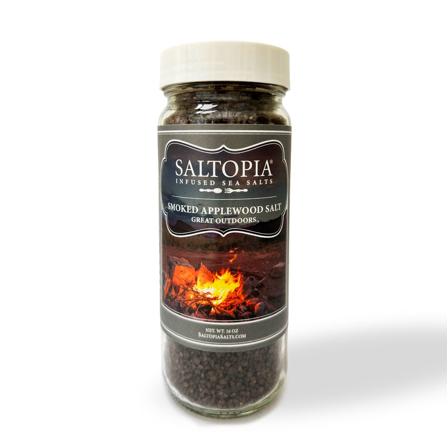 Product photo for Applewood Smoked infused salt – GREAT OUTDOORS