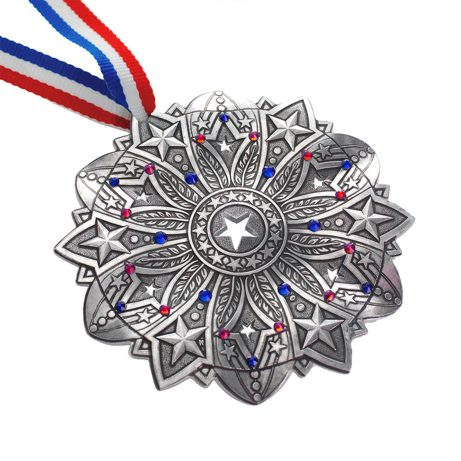 Product view of Star Spangled Snow Crystal 2026 Ornament (America250)