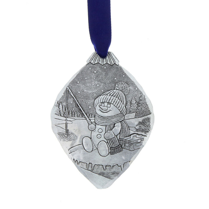 Product view of Frosty Fisherman Ornament