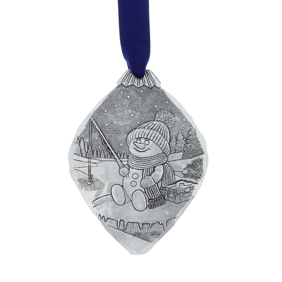 Product view of Frosty Fisherman Ornament