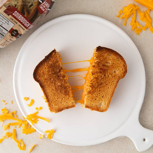 Sourdough Low Carb Sliced Bread: grilled sandwich serving idea.