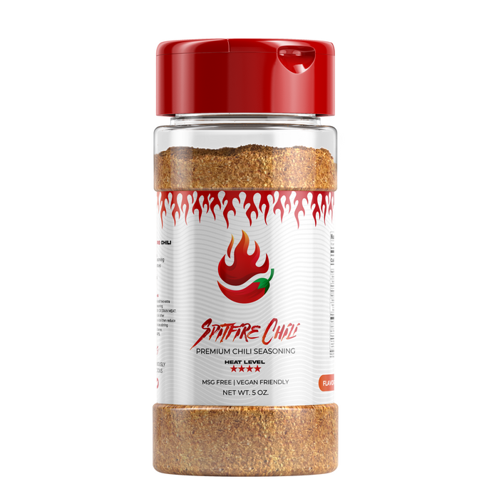 Spitfire Ghost Pepper Chili Seasoning in a 5 oz jar