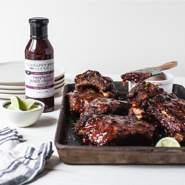 Raspberry Peach Chipotle Sauce - Quart - product image 2