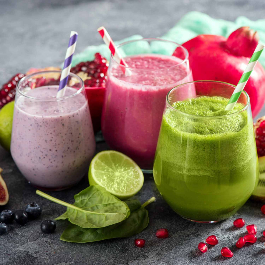 Nectevia Original Agave & Stevia Sweetener: smoothie serving ideas.