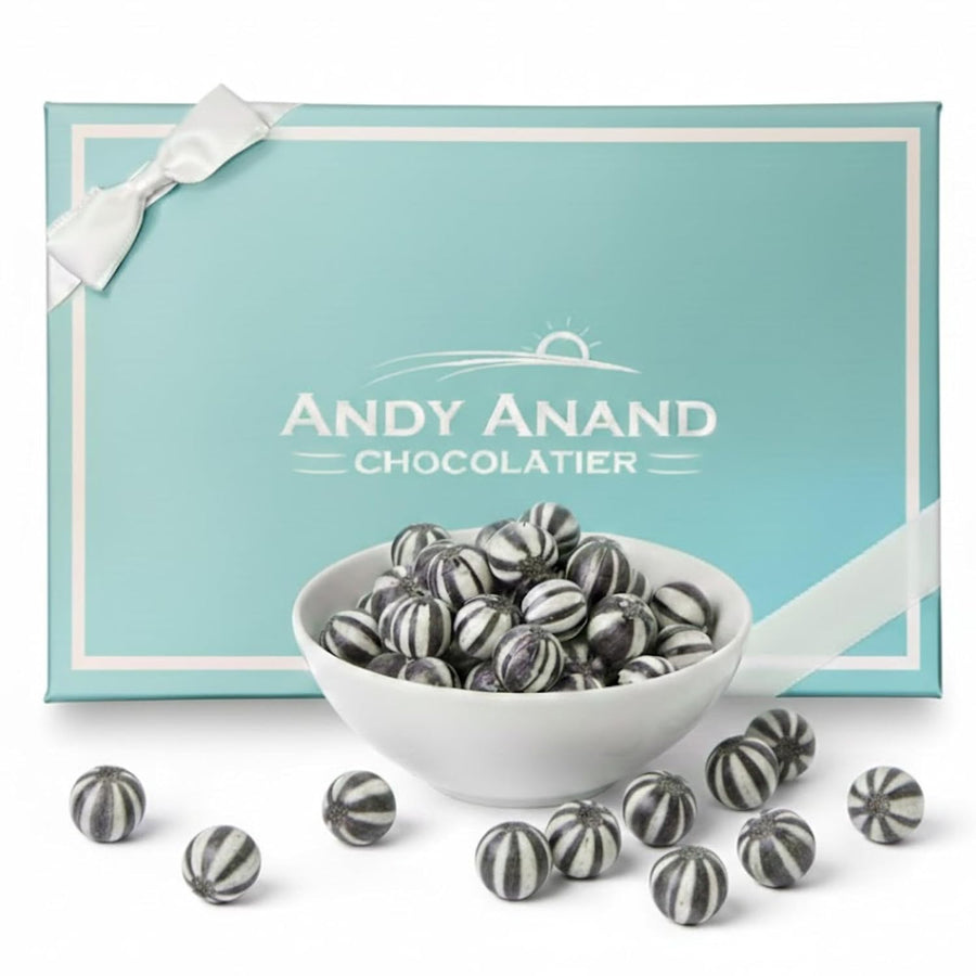 Sugar-Free Black Bulls Eyes Mint Hard Candy, 25 pc