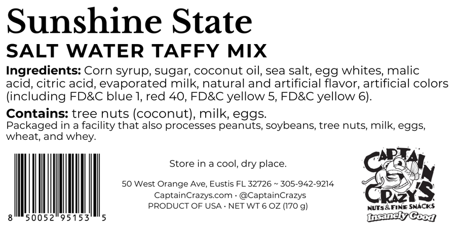 Sunshine State Salt Water Taffy Mix | Florida Citrus Collection — snack product photograph 5