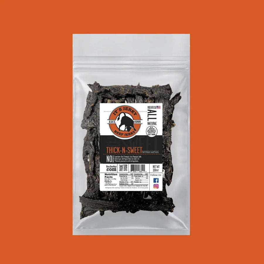 Thick & Sweet Beef Jerky – 10 oz – product image 1
