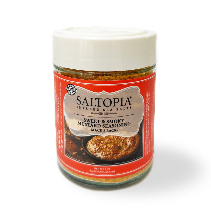 Serving presentation for Smoky Sweet Mustard Seasoning Low Sodium – MACK'S BACK