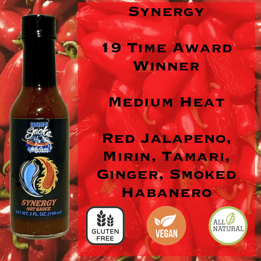 Flavor information graphic for Synergy Sweet & Spicy Asian-Style Hot Sauce
