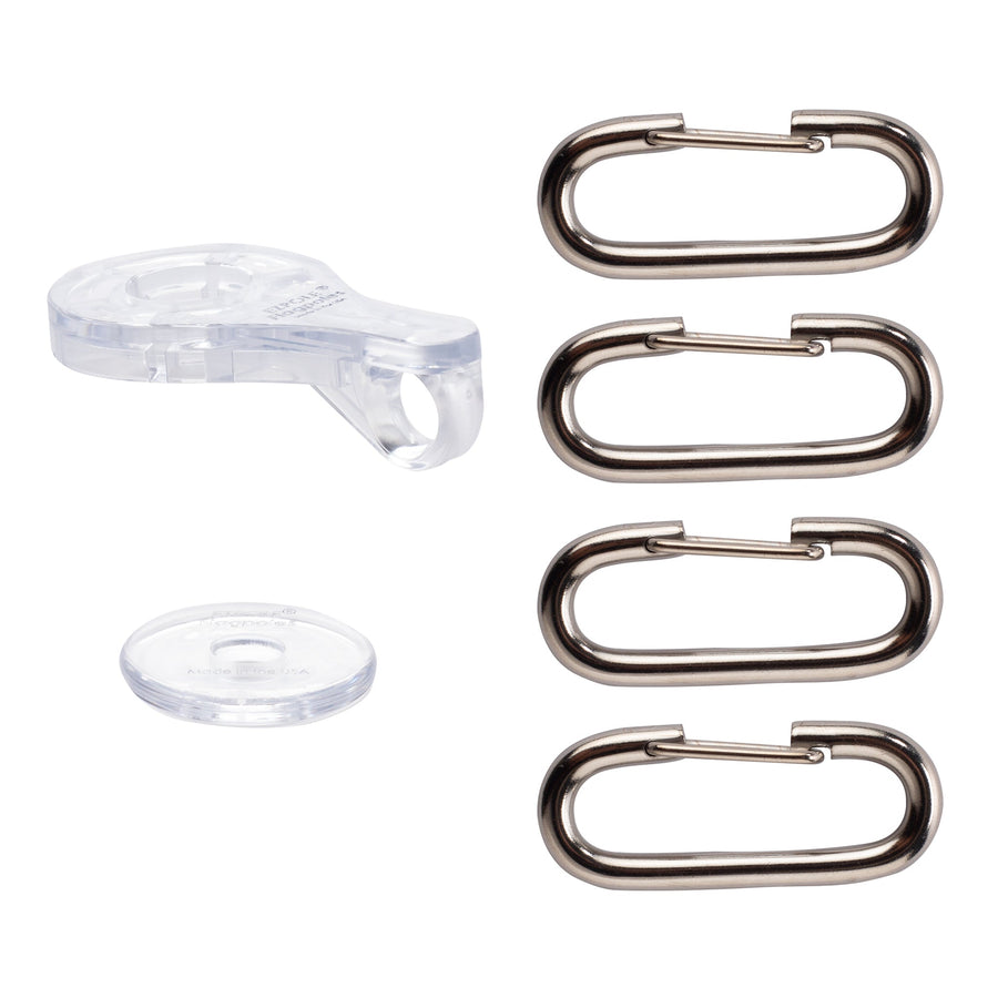 Defender No-Rope Flagpole Kit — flag attachment swivel or locking hardware (image 12)