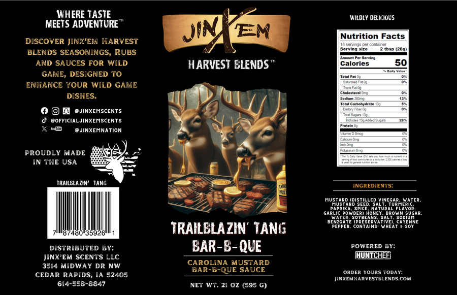 Trailblazin' Tang - Carolina Mustard BBQ Sauce