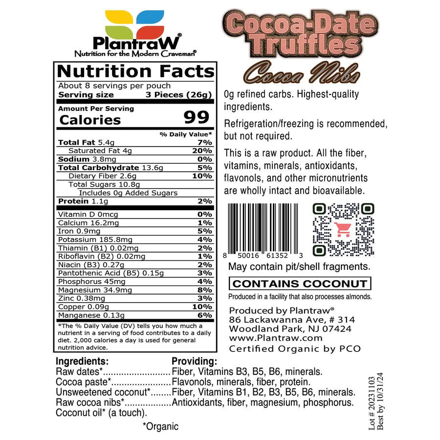 Chocolith® - Nibs (7oz) - Vegan, Gluten-Free, Paleo, 0g Refined Carbs. – product photo 2