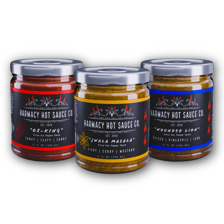 The Dragon's Den Hot Sauce Set — product photograph 1 of 4