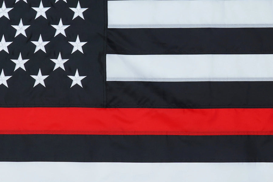 Thin Red Line firefighter American flag made in USA