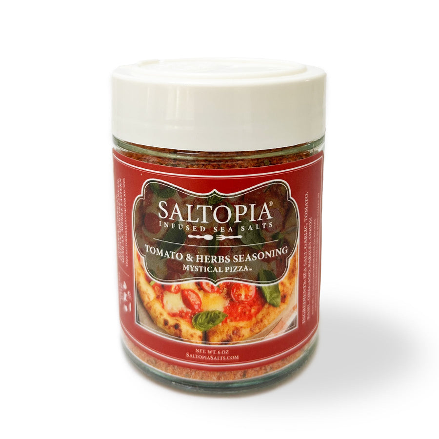 Serving presentation for Tomato & Italian Herbs Seasoning – MYSTICAL PIZZA