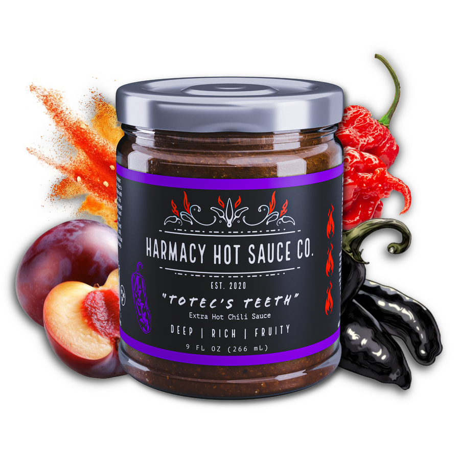 Totec's Teeth - Extra Hot Pasilla & Plum 9 oz — product photograph 1 of 6