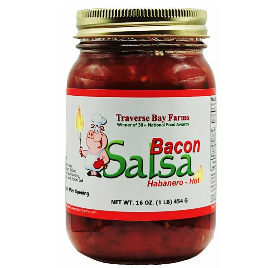 Bacon Salsa - Habanero Hot, 16 oz — product image