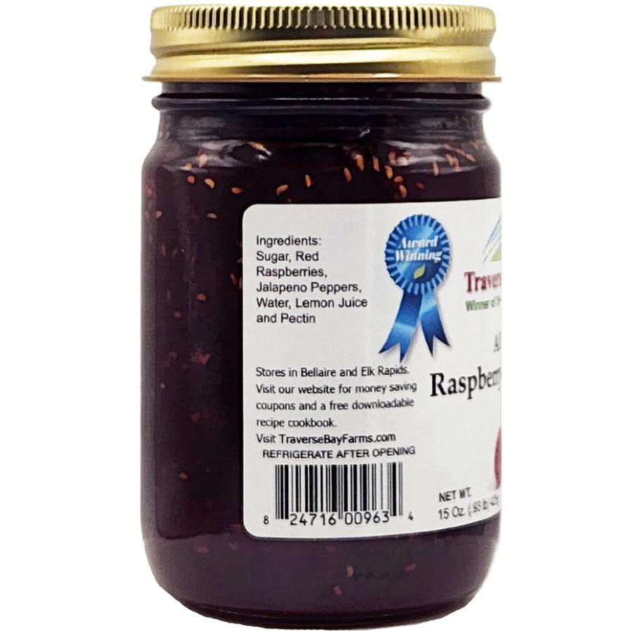 Red Raspberry Jalapeno Jam - 15 oz. - product image 2