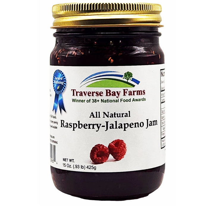 Red Raspberry Jalapeno Jam - 15 oz. - product image 1