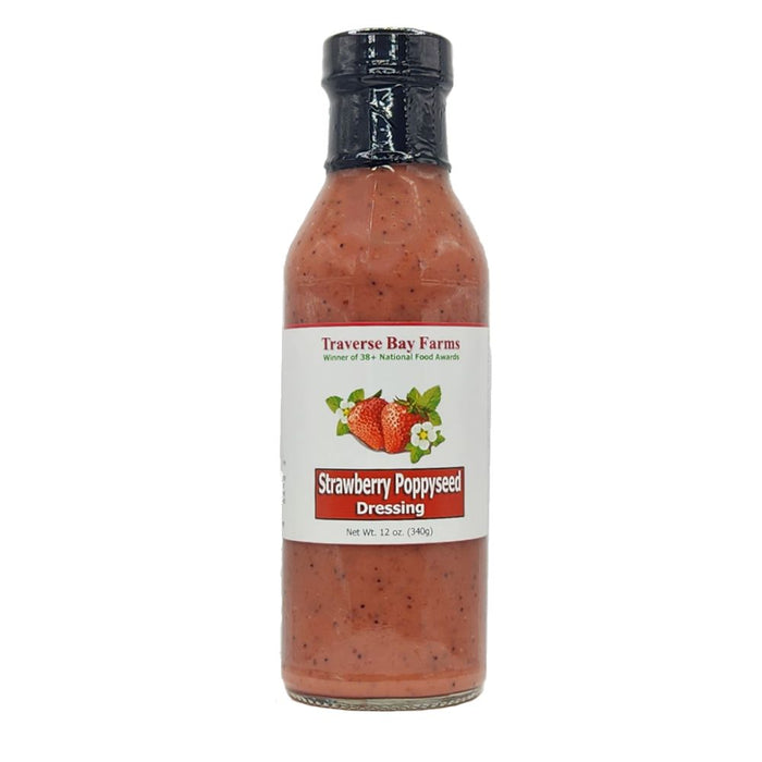 Strawberry Poppyseed Salad Dressing, 12 oz. – product photo
