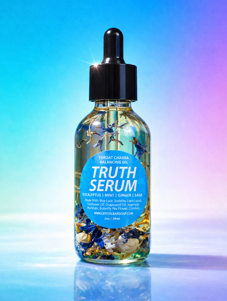 Truth Serum Throat Chakra Body Oil – product photo