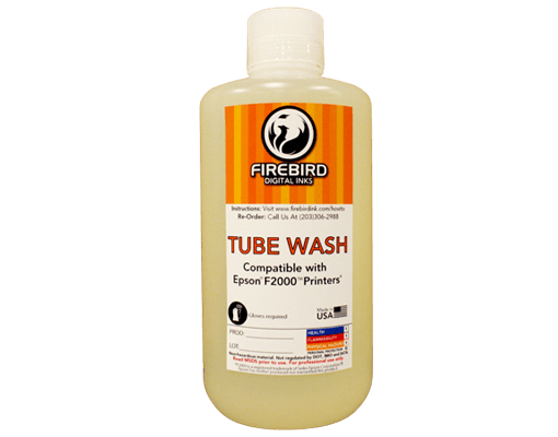 FIREBIRD tube wash bottle labelled compatible with Epson F2000 printers