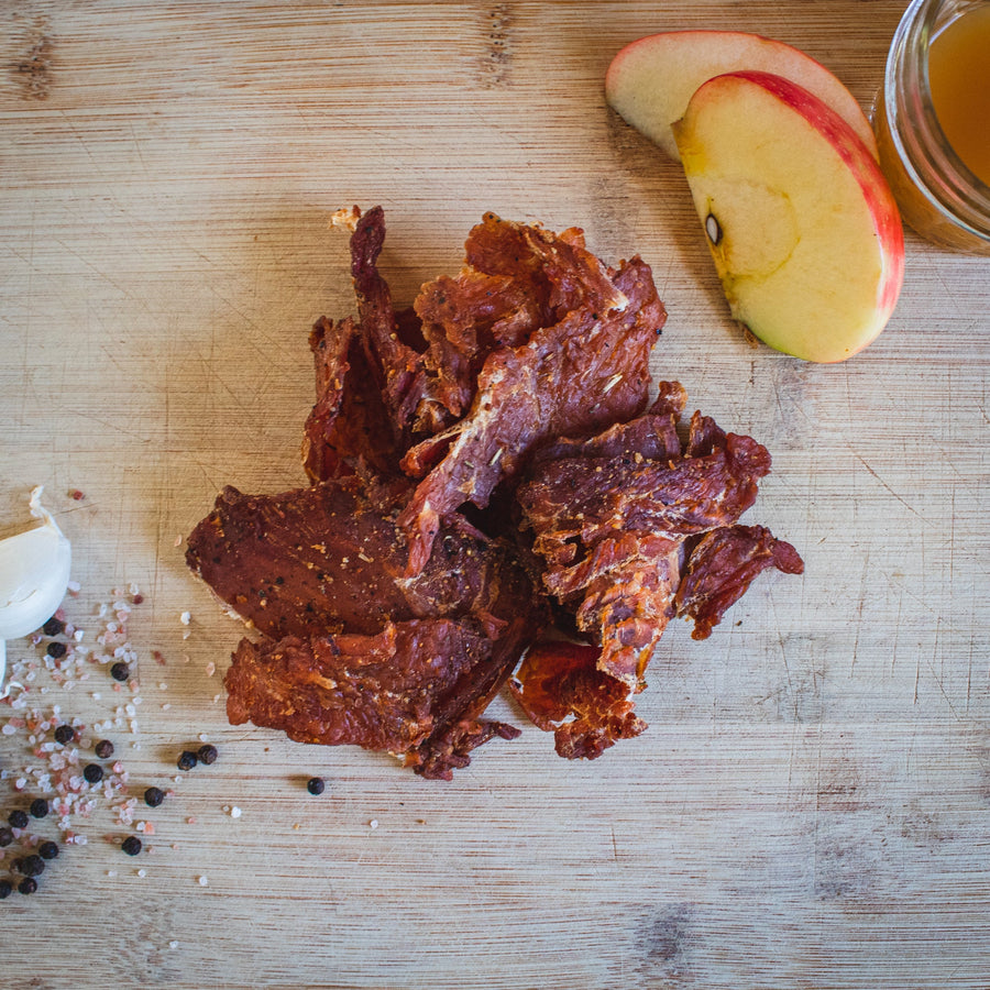 Smoked Garlic Turkey Jerky